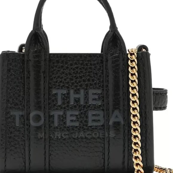 Marc Jacobs Nano Tote Crossbody Bag 'Black' - Picture 7 of 8